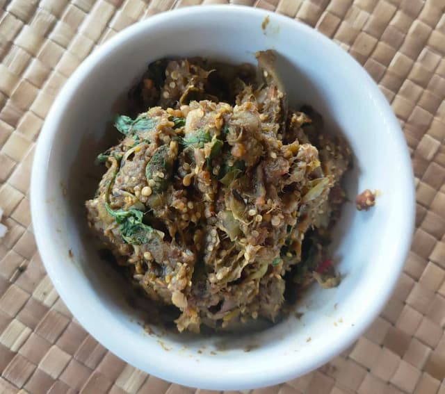 Kui Mashed Eggplant (Kro louk)